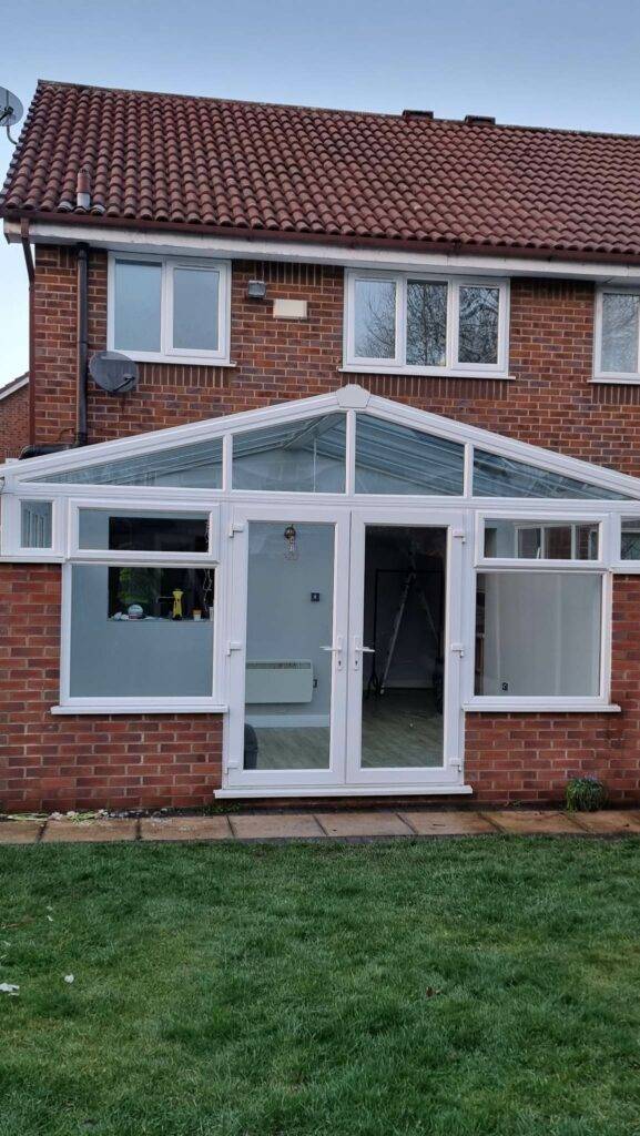 Sparkling clean windows, fascia, soffits, and conservatory in Leeds